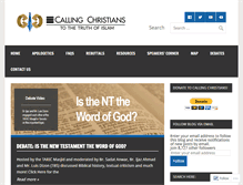 Tablet Screenshot of callingchristians.com